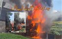 حیدرآباد:امیرپیٹ میں آتشزدگی کا بڑا حادثہ۔ٹریفک مفلوج